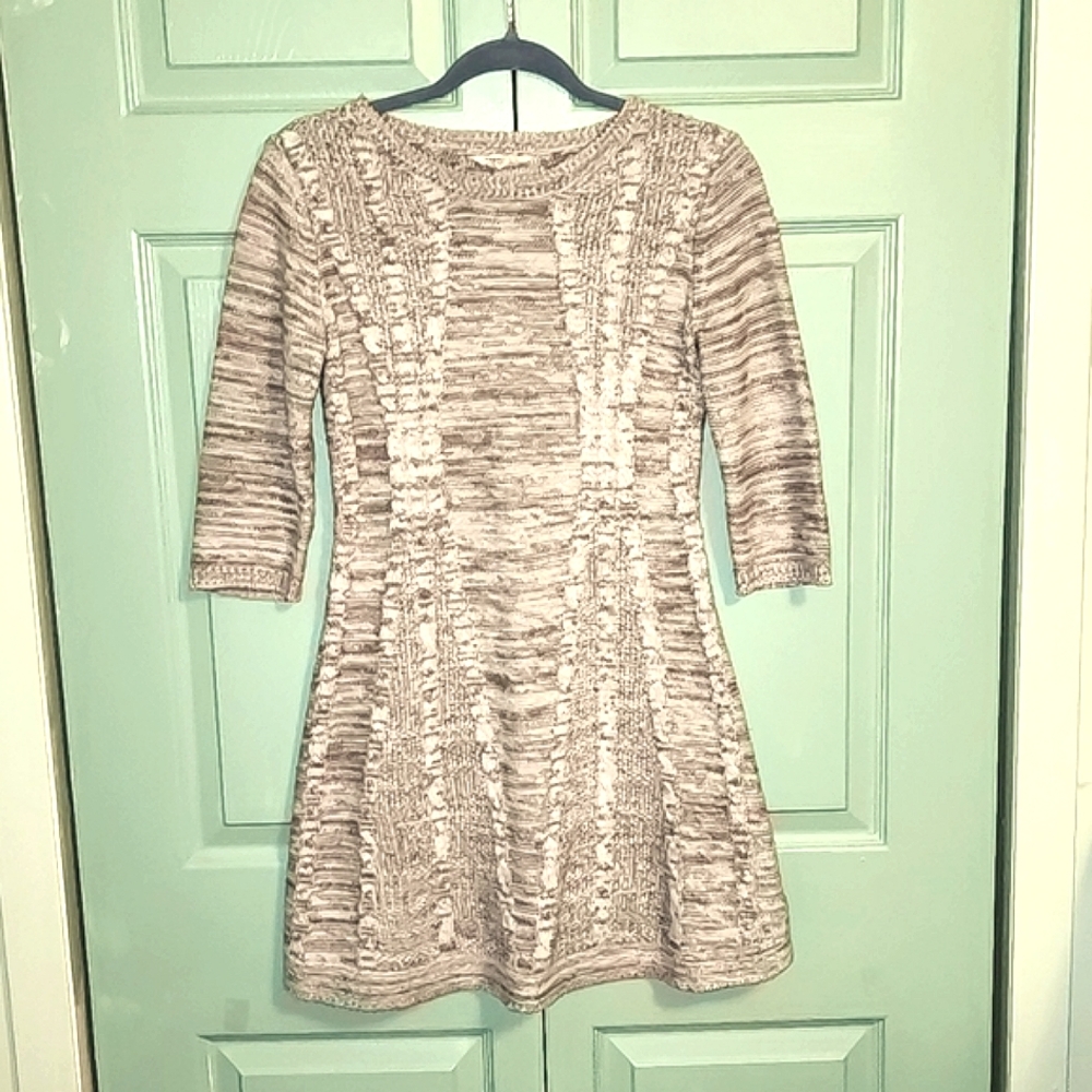 Freshman forever Textured Knit Sweater MINI Dress (Size S) EUC